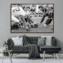 American Football Player Wall Art Canvas Print by MyGreatCanvas | Canvas Wall Art Prints | Photo Prints & Wall Decor
