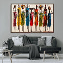 Abstract African Women Wall Art Canvas Print by MyGreatCanvas | Canvas Wall Art Prints | Photo Prints & Wall Decor