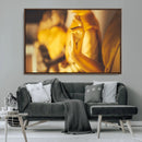 Gold Buddha Statue Hands Wall Art Canvas Print by MyGreatCanvas | Canvas Wall Art Prints | Photo Prints & Wall Decor