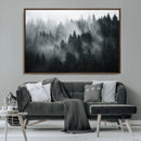 Foggy Forest Wall Art Canvas Print | 3 Panel Large Misty by MyGreatCanvas | Canvas Wall Art Prints | Photo Prints & Wall Decor