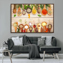 Kitchen Spice on the Table Wall Art, Kitchen Spice Wall Art by MyGreatCanvas | Canvas Wall Art Prints | Photo Prints & Wall Decor