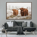 Longhorn Cattle Wall Art Canvas Print, Framed Farmhouse by MyGreatCanvas | Canvas Wall Art Prints | Photo Prints & Wall Decor