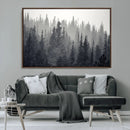 Misty Forest Canvas Wall Art – Monochrome Triptych Pine Tree by MyGreatCanvas | Canvas Wall Art Prints | Photo Prints & Wall Decor