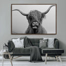 Texas Cow Wall Art Canvas, Texas Longhorn Cattle Canvas by MyGreatCanvas | Canvas Wall Art Prints | Photo Prints & Wall Decor