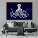 Blue Octopus Wall Art Canvas Print by MyGreatCanvas | Canvas Wall Art Prints | Photo Prints & Wall Decor