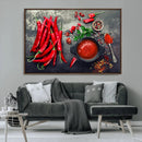 Red Pepper Kitchen and Restaurant Wall Wall Art, Red Pepper by MyGreatCanvas | Canvas Wall Art Prints | Photo Prints & Wall Decor