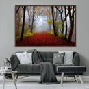 Foggy Forest Wall Art Landscape Canvas Print