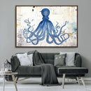 Octopus Canvas Wall Art | Coastal Marine Life Artwork for by MyGreatCanvas | Canvas Wall Art Prints | Photo Prints & Wall Decor