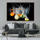 Kitchen Wall Art, Kitchen Fruits Art Canvas Print