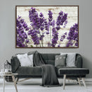 Lavender Canvas Wall Art Flower Print