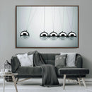 Newton's Cradle Wall Art Canvas Print, Framed Newton Cradle