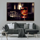 Whiskey and Cigar Canvas – Luxurious Wall Art for Home or