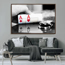 Aces Poker Art Poker Game Wall Art Canvas Print by MyGreatCanvas | Canvas Wall Art Prints | Photo Prints & Wall Decor