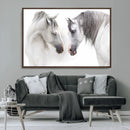 White Horse Wall Art Animal Canvas Print by MyGreatCanvas | Canvas Wall Art Prints | Photo Prints & Wall Decor