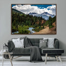 San Juan Nal Forest Wall Art Landscape Canvas Print