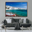 Santorini Wall Art Canvas Print