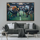 American Football Playing Wall Art Canvas Print by MyGreatCanvas | Canvas Wall Art Prints | Photo Prints & Wall Decor