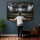 American Football Stadium Wall Art Canvas Print, Stadium