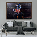 American Football Wall Art Canvas Print, Stadium Sport Wall