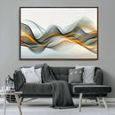 Abstract Wave Canvas Wall Art – Fluid Contemporary Elegance