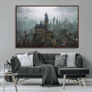 Disney Castle Wall Art Canvas Print, Living Kids Home Room