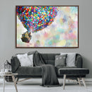 Up Pixar Poster, Look Up Pixar Wall Art, Up Pixar Canvas,