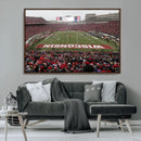 Wisconsin Badgers Team Print Canvas - Madison Camp Randall