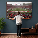 Wisconsin Badgers Team Print Canvas - Madison Camp Randall