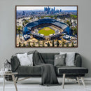Los Angeles Dodgers Dodger Stadium Wall Art Canvas Print -