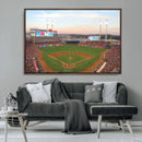 Cincinnati Reds Baseball Print Canvas- Cincinnati