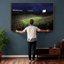Michigan Wolverines Football Canvas Wall Decor, Football
