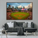 St. Louis Cardinals Baseball Team Print - Busch Stadium Wall