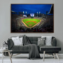 Truist Park Night Game Canvas Art - Atlanta Braves Stadium