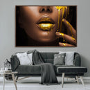 African American Art Black Woman Canvas Print, African Wall