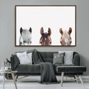 Horse Wall Art - Minimalist Horse Triptych Wall Art – Modern by MyGreatCanvas | Canvas Wall Art Prints | Photo Prints & Wall Decor