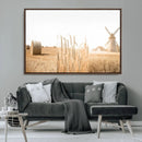 Vintage Farmhouse Triptych Wall Art – Giclée Canvas