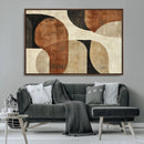 Wabi Sabi Abstract Wall Art Canvas Print | Large Minimalist