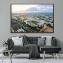 Old Trafford Manchester United Stadium Wall Art Canvas Print