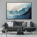 Ocean Wave Canvas Wall Art Print – Coastal Living Room Large