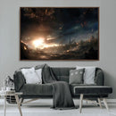 Avengers Planet Wall Art Canvas Print