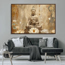 Buddha Wall Art Canvas Print, Buddha Meditation Room Decor,