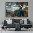 Miranda by the Shore Wall Art Canvas Print – Tempest Scene by MyGreatCanvas | Canvas Wall Art Prints | Photo Prints & Wall Decor