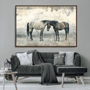 Chines Style Majestic Horses Wall Art | Ready to Hang and