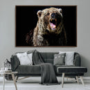 Grizzly Bear Canvas Print | Wildlife Wall Art for Cabin by MyGreatCanvas | Canvas Wall Art Prints | Photo Prints & Wall Decor