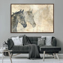 Abstract Horse Canvas Print | Modern Farmhouse Wall Art |