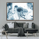 Abstract Jellyfish Canvas Print Wall Art