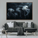 Jellyfish Wall Art Canvas Print, Elegant Wall Decor