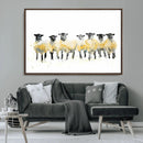 Farmhouse Wall Art Sheep Print | Ready to Hang Framed Canvas by MyGreatCanvas | Canvas Wall Art Prints | Photo Prints & Wall Decor