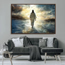 Jesus Walking on Water Wall Art | Canvas Print | Ready to