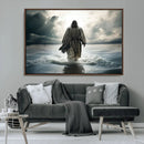 Jesus Walking on Water Wall Art | Canvas Print | Ready to